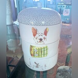 Anthropologie Vintage Dog Stackable Bowl Set Moves To Make New Dog Designs!